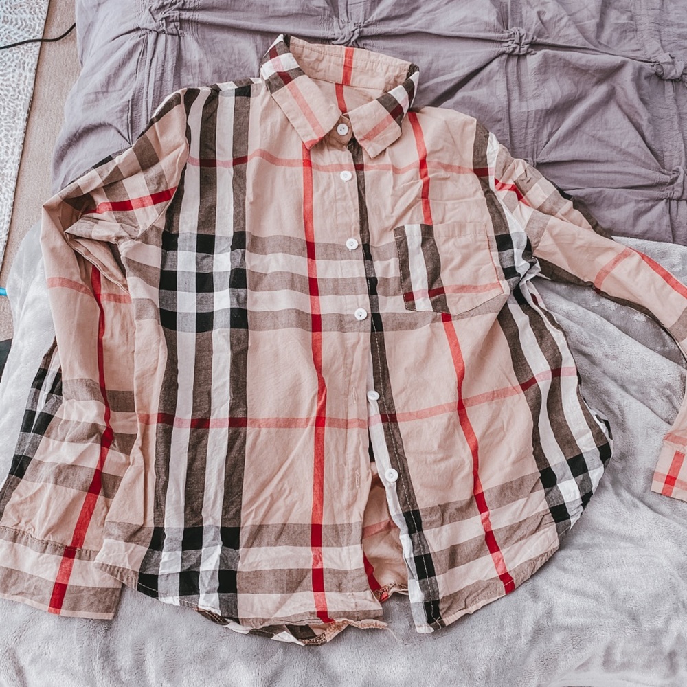 Burberry collared blouse